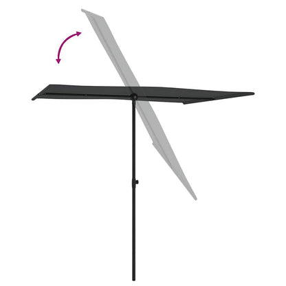 Sonnenschirm Mit Aluminium-Mast 2X1,5 M