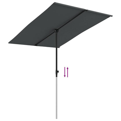 Sonnenschirm Mit Aluminium-Mast 2X1,5 M