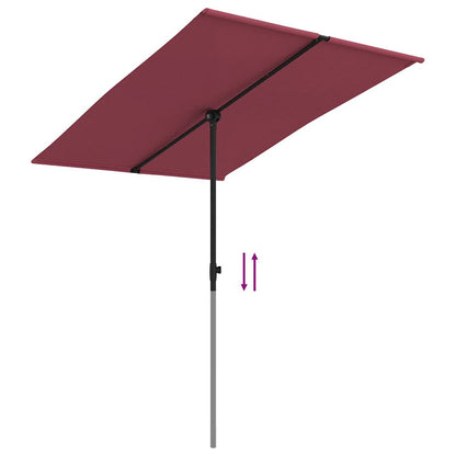 Sonnenschirm Mit Aluminium-Mast 2X1,5 M