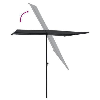 Sonnenschirm Mit Aluminium-Mast 2X1,5 M