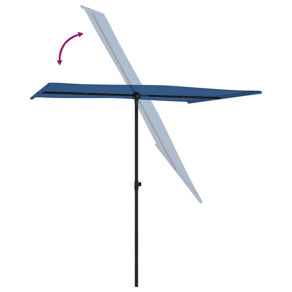 Sonnenschirm Mit Aluminium-Mast 2X1,5 M