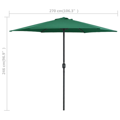 Sonnenschirm Mit Aluminium-Mast 270X246 Cm