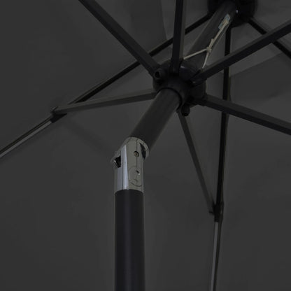 Sonnenschirm Mit Led-Beleuchtung Und Alu-Mast 300 Cm