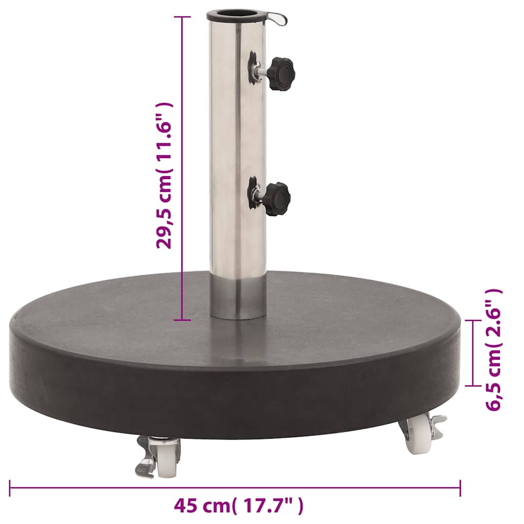 Sonnenschirmständer Granit 30 Kg Rund