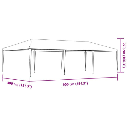 Profi-Partyzelt 4×9 M 90 G/M²