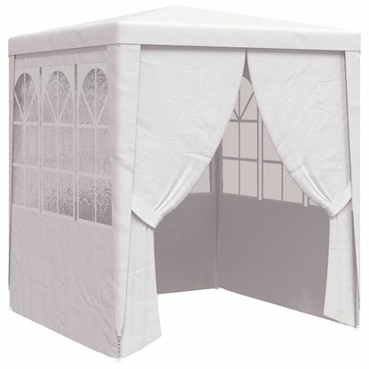 Profi-Partyzelt Mit Seitenwänden 2,5X2,5 M 90 G/M²