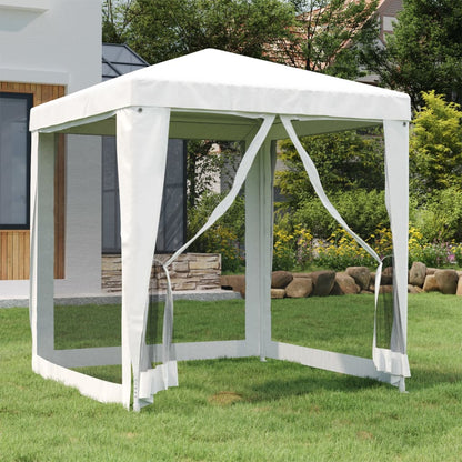 Partyzelt Mit 10 Mesh-Seitenteilen 6X4 M Hdpe
