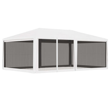 Partyzelt Mit 10 Mesh-Seitenteilen 6X4 M Hdpe
