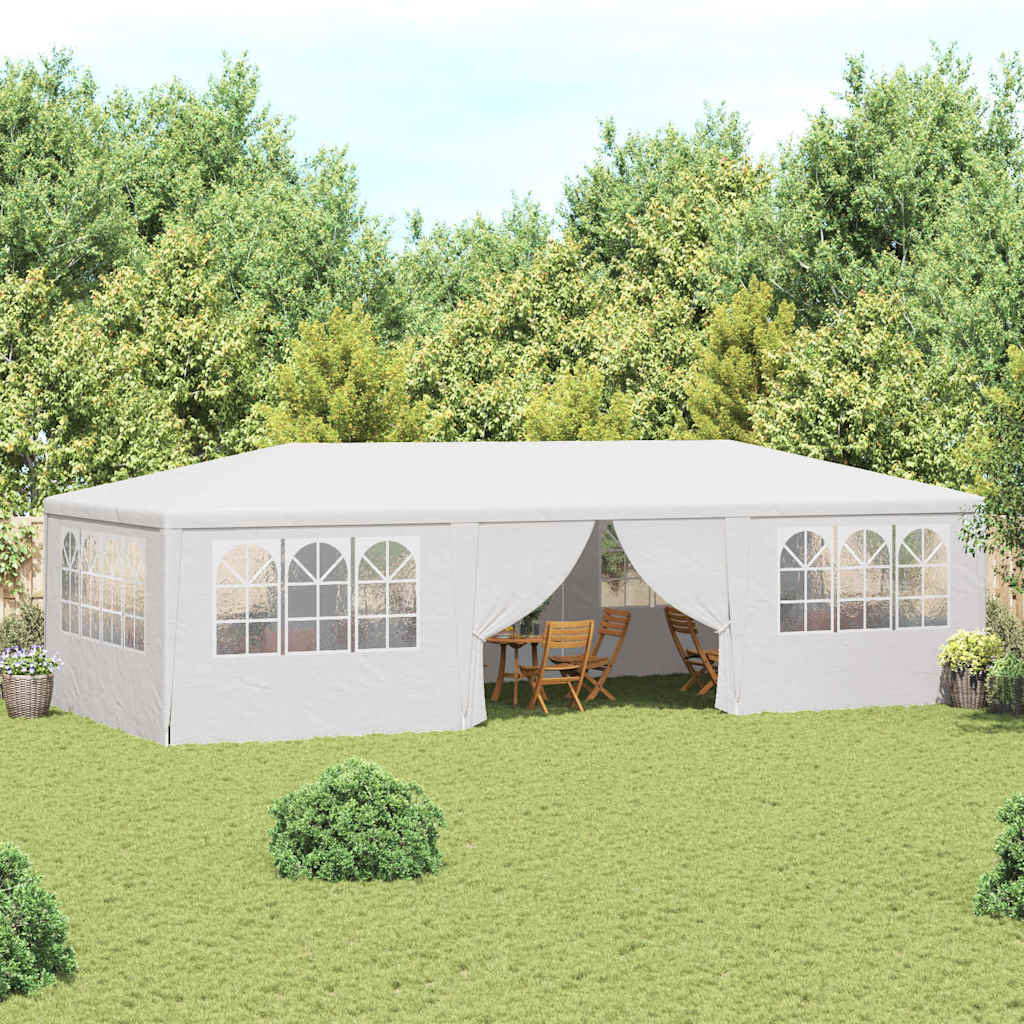 Profi-Partyzelt Mit Seitenwänden 4×9 M 90 G/M²
