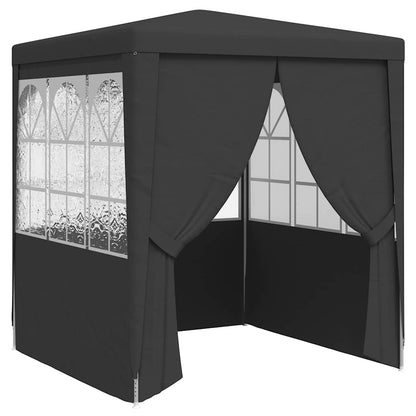 Profi-Partyzelt Mit Seitenwänden 2×2M 90 G/M²