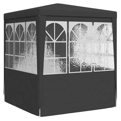 Profi-Partyzelt Mit Seitenwänden 2×2M 90 G/M²