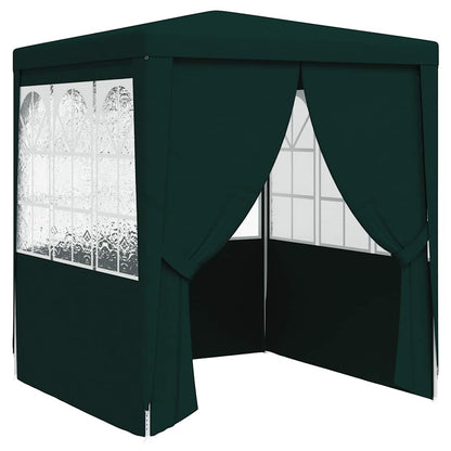 Profi-Partyzelt Mit Seitenwänden 2,5×2,5M 90 G/M²