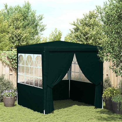 Profi-Partyzelt Mit Seitenwänden 2,5×2,5M 90 G/M²