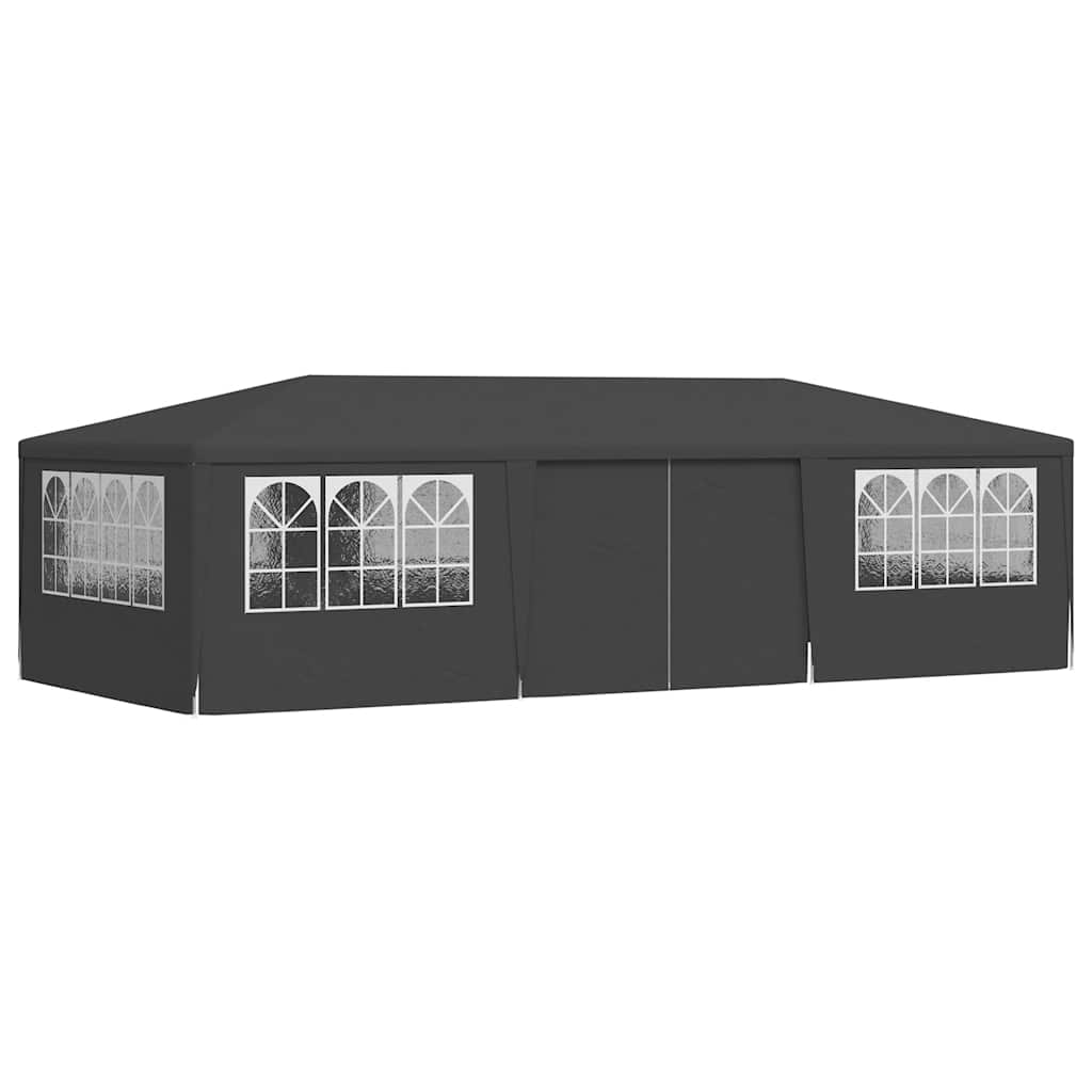 Profi-Partyzelt Mit Seitenwänden 4×9 M 90 G/M²