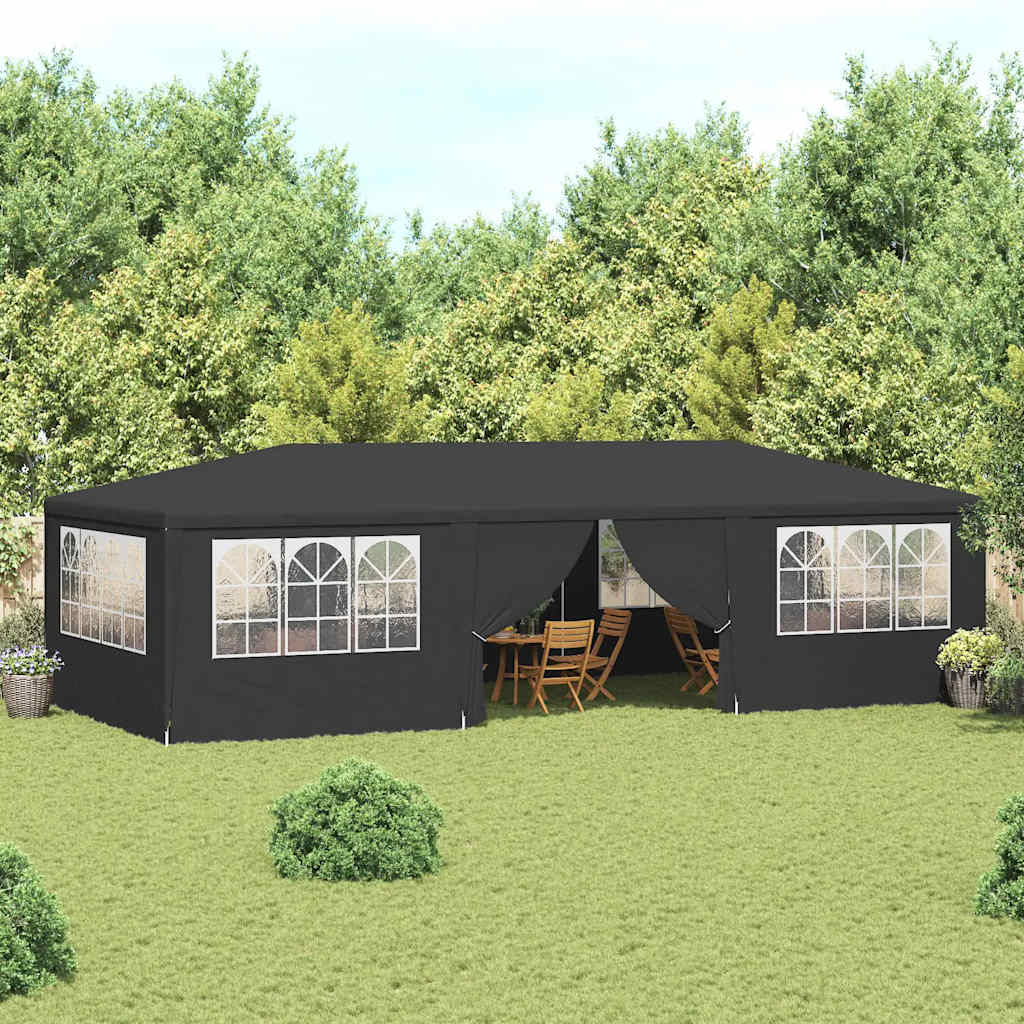 Profi-Partyzelt Mit Seitenwänden 4×9 M 90 G/M²