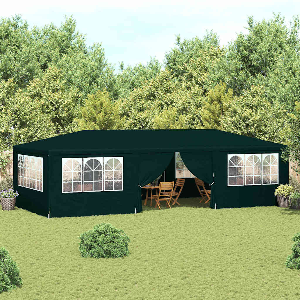 Profi-Partyzelt Mit Seitenwänden 4×9 M 90 G/M²