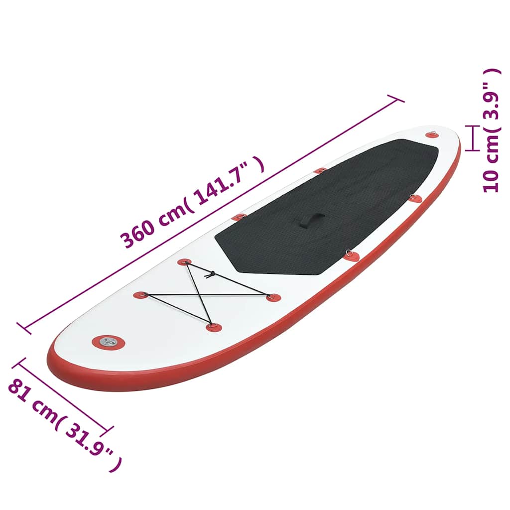Sup-Board Aufblasbar Und Weiß