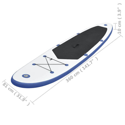 Sup-Board Aufblasbar Und Weiß