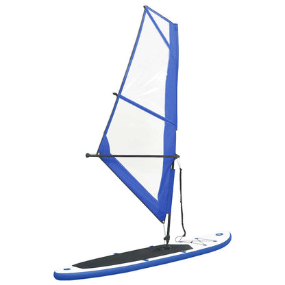Aufblasbares Sup-Board Mit Segel Set Und Weiß