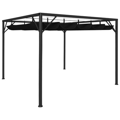 Gartenpavillon Mit Ausziehbarem Dach 3×3 M