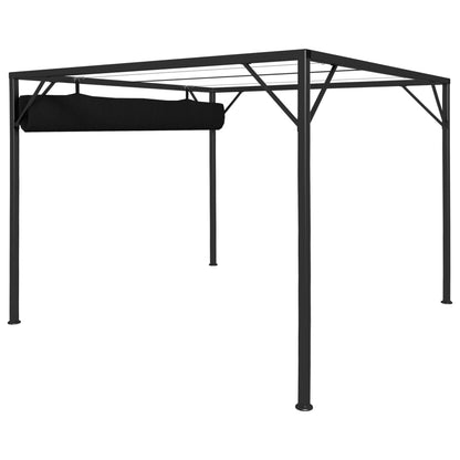 Gartenpavillon Mit Ausziehbarem Dach 3×3 M