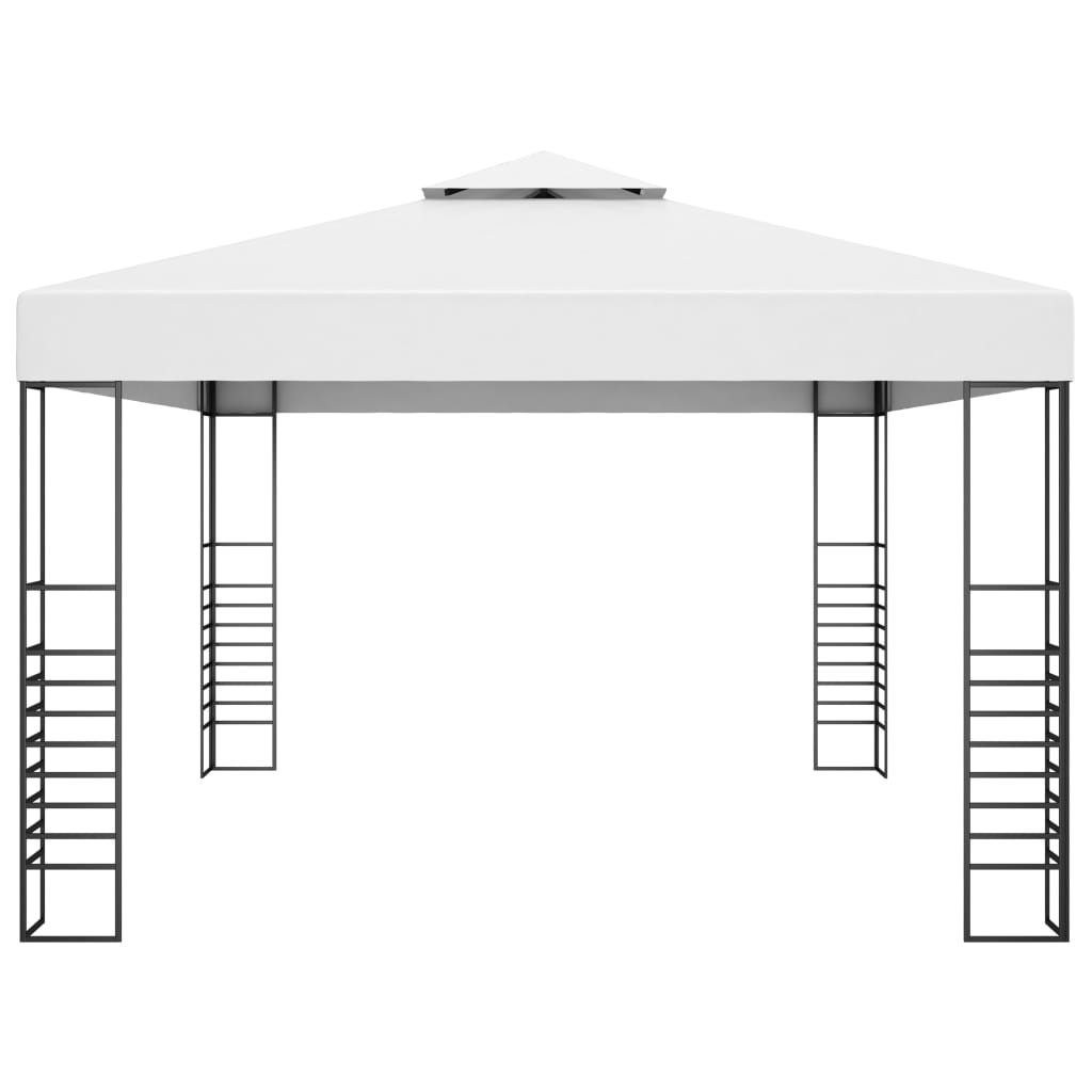 Gartenpavillon Pulverbeschichteter Stahl 4X3X2,7 M