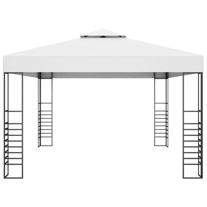 Gartenpavillon Pulverbeschichteter Stahl 4X3X2,7 M
