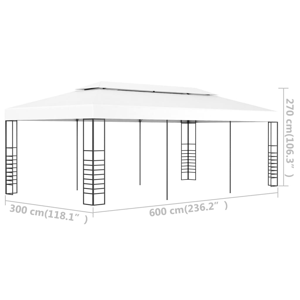 Gartenpavillon 6×3 M