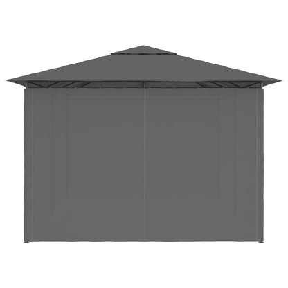 Gartenpavillon Mit Vorhängen 4 X 3 M