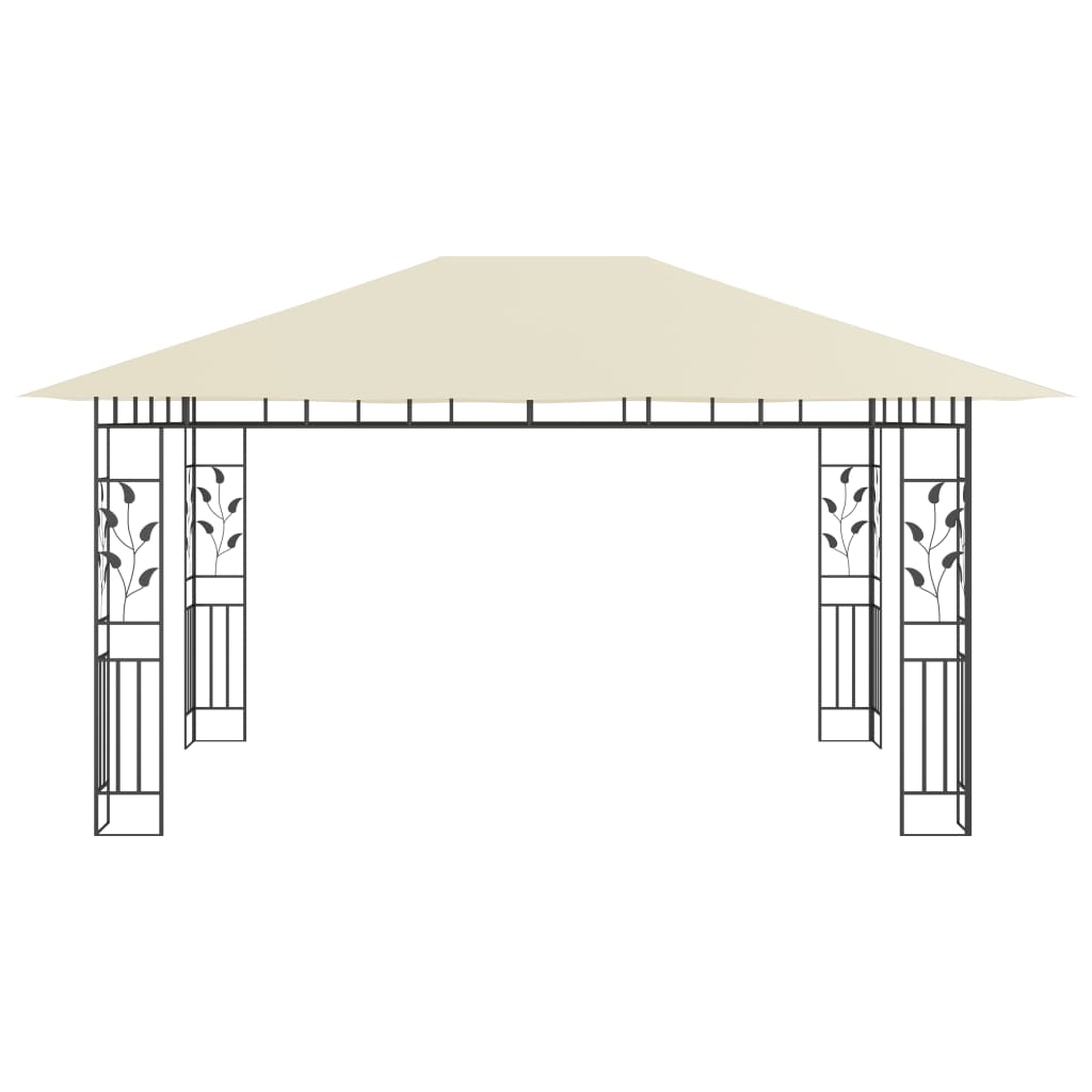Pavillon Mit Moskitonetz 4X3X2,73 M 180 G/M²