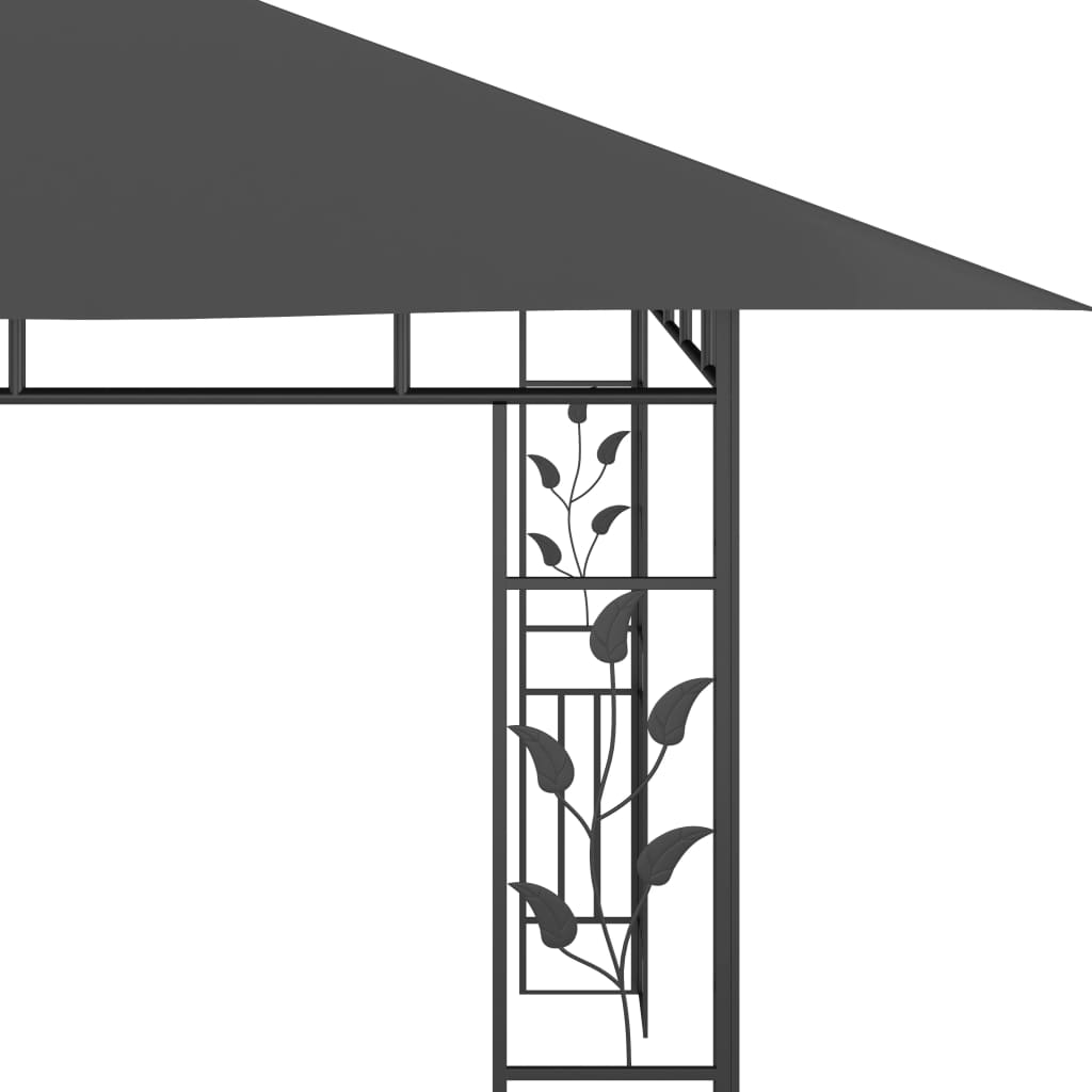 Pavillon Mit Moskitonetz 4X3X2,73 M 180 G/M²