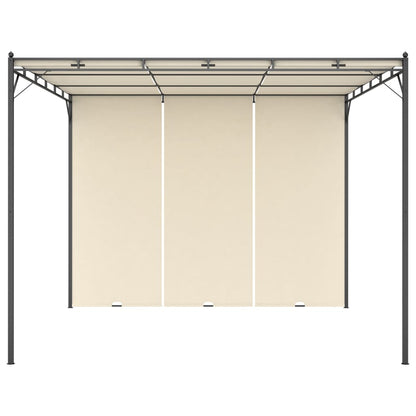 Gartenpavillon Mit Seitenvorhang 3X3X2,25 M