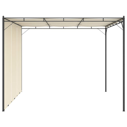 Gartenpavillon Mit Seitenvorhang 3X3X2,25 M