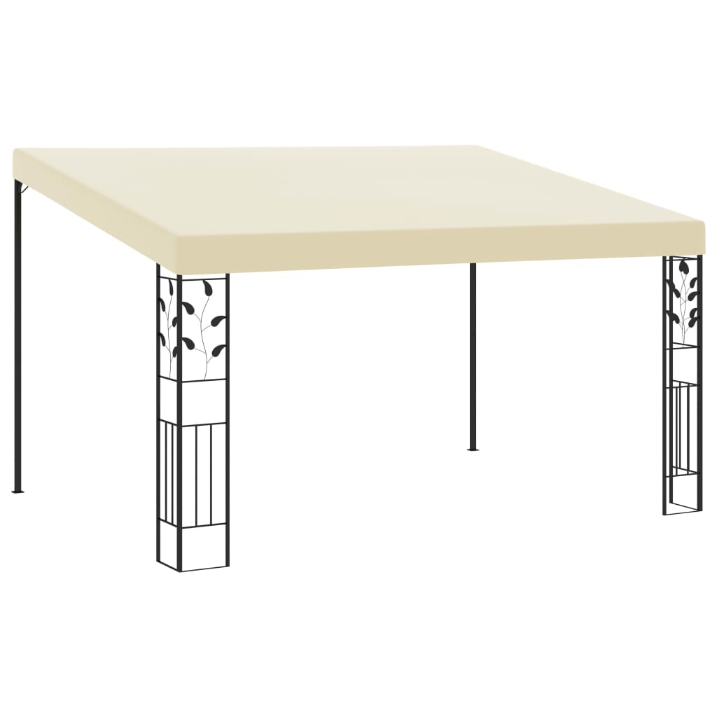 Wand-Pavillon 4X3X2,5 M Weiß