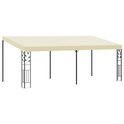 Wand-Pavillon 6X3X2,5 M Weiß