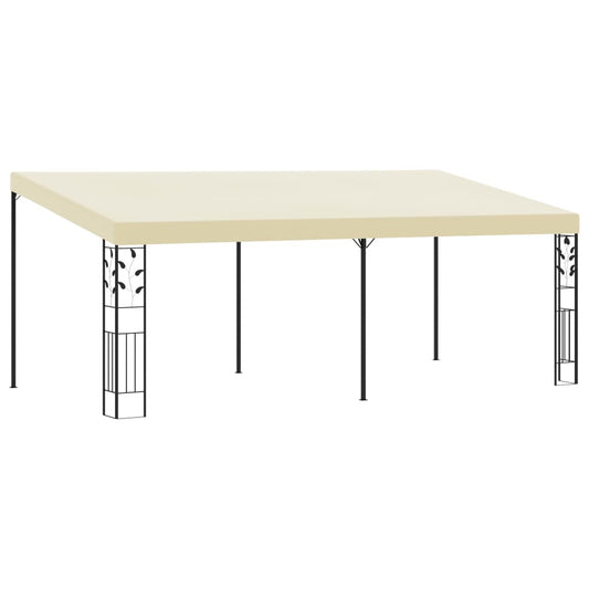 Wand-Pavillon 6X3X2,5 M Weiß
