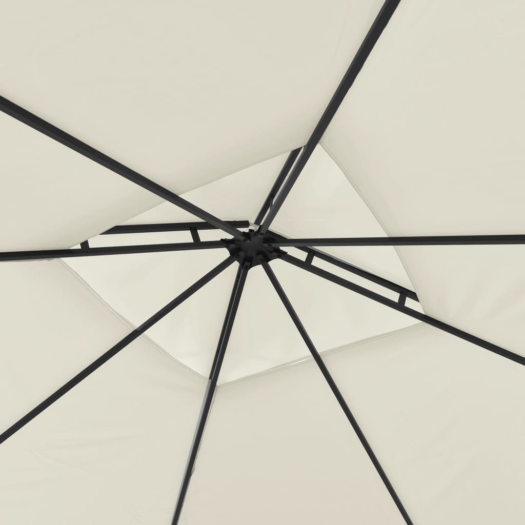 Pavillon Mit Doppelt Erweiterten Dächern 3X3X2,75 Cm 180 G/M²