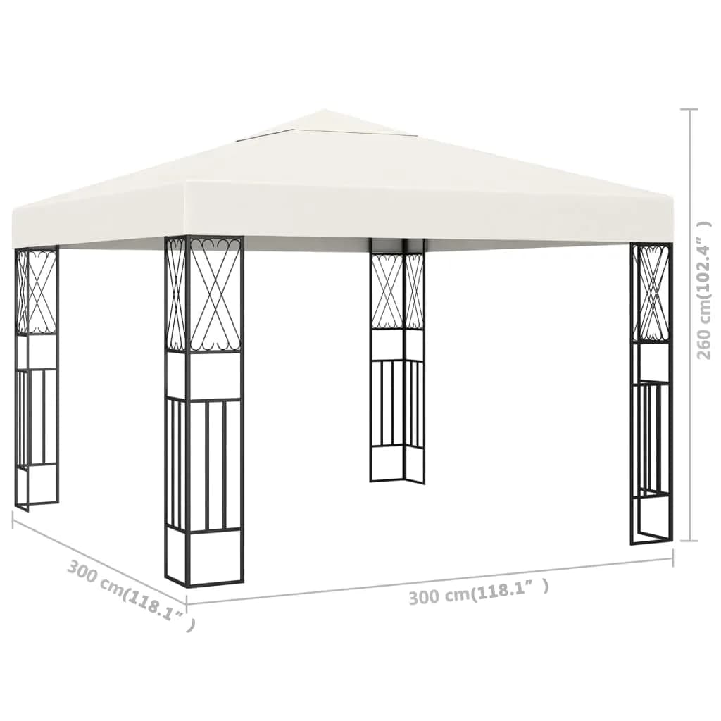Pavillon 3×3 M Stoff