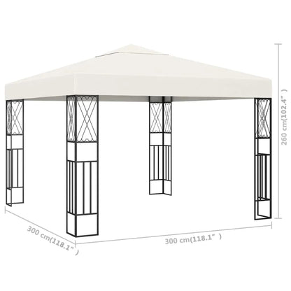 Pavillon 3×3 M Stoff