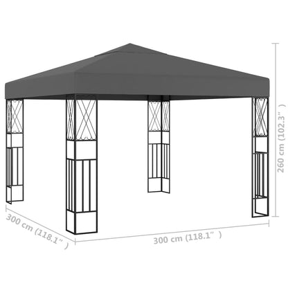 Pavillon 3×3 M Stoff