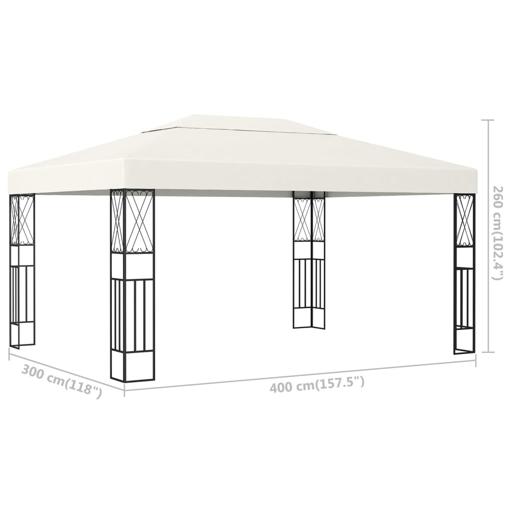 Pavillon 3×4 M Stoff