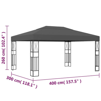 Pavillon 3×4 M Stoff