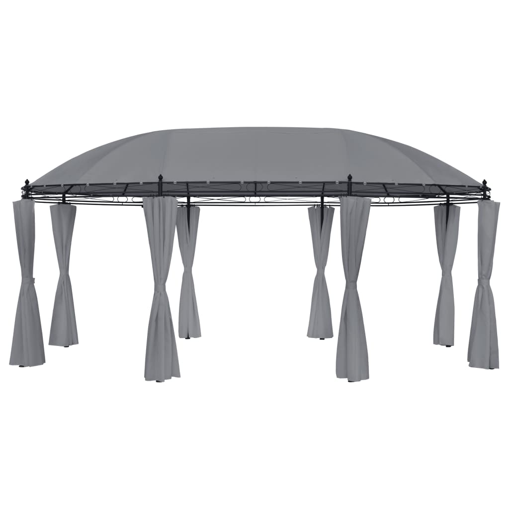 Pavillon Mit Vorhängen 520X349X255 Cm