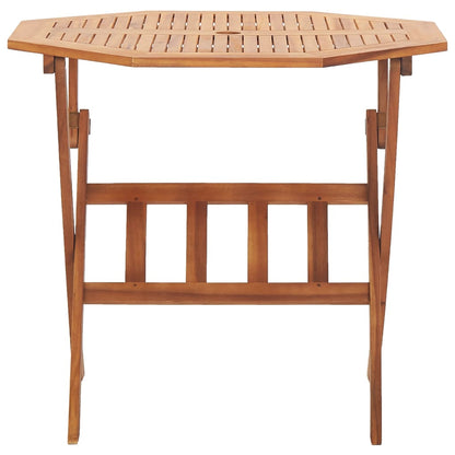 Gartentisch Klappbar 90X75 Cm Massivholz Akazie