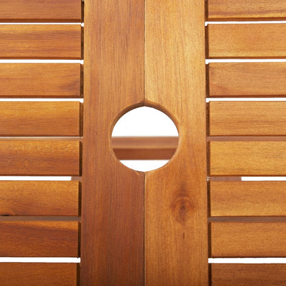Gartentisch Klappbar 90X75 Cm Massivholz Akazie