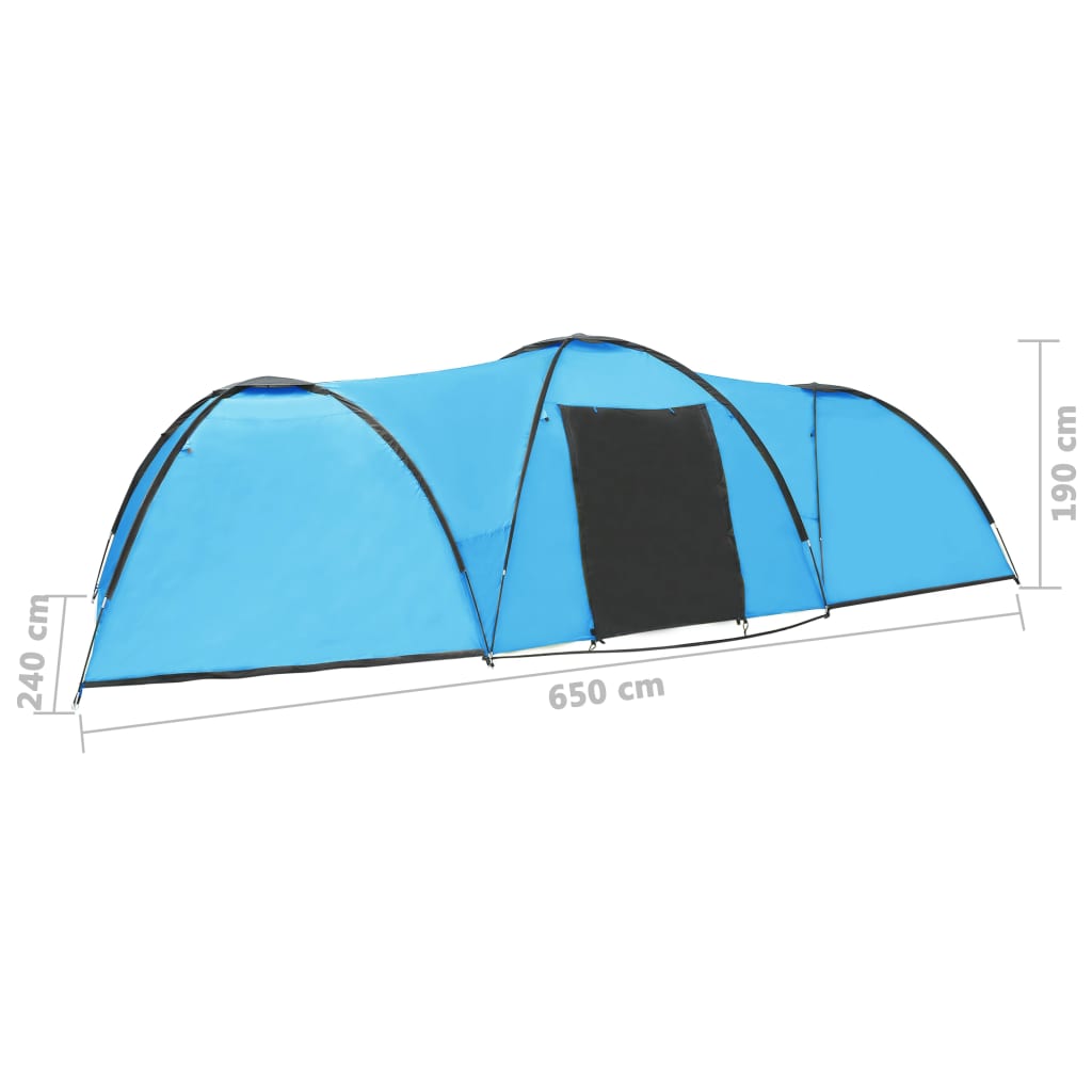 Camping-Zelt Iglu 650X240X190 Cm 8 Personen