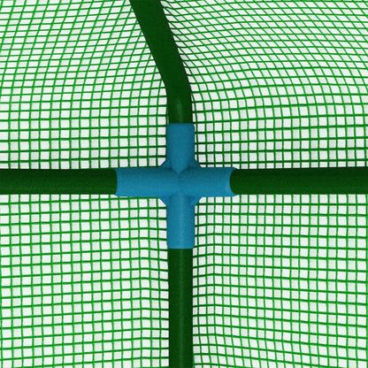 Gewächshaus Mit Ablagen Stahl 227X223 Cm