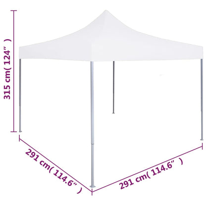Profi-Partyzelt Faltbar 3 X 3 M Stahl