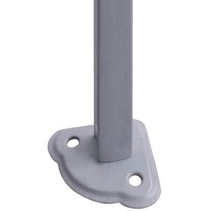 Profi-Partyzelt Faltbar Mit 4 Seitenwänden 3×3M Stahl Weiß