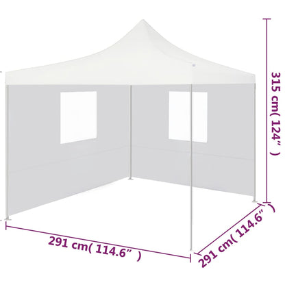 Profi-Partyzelt Faltbar 3×3M Stahl
